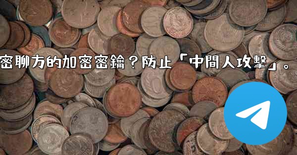 Telegram如何驗證秘密聊方的加密密鑰？防止「中間人攻擊」。