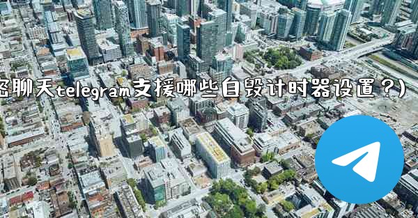 秘密聊天Telegram支援哪些自毀計時器設置？(秘密聊天telegram支援哪些自毁计时器设置？)