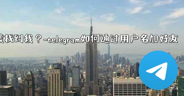 如何設置誰可以通過Telegram手機號找到我？-telegram如何通过用户名加好友