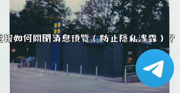 電報如何關閉消息預覽（防止隱私洩露）？