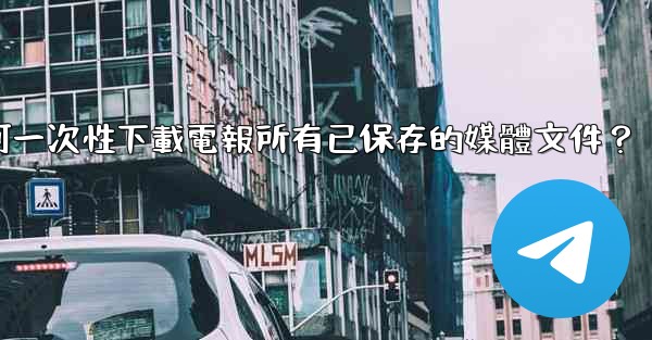 <b>如何一次性下載電報所有已保存的媒體文件？</b>