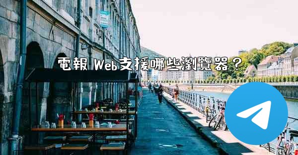 電報 Web支援哪些瀏覽器？