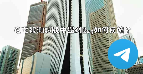 在電報測試版中遇到Bug如何反饋？