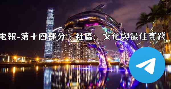 電報-第十四部分：社區、文化與最佳實踐