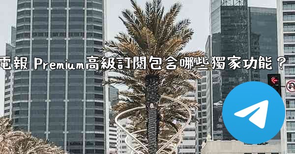 <b>電報 Premium高級訂閱包含哪些獨家功能？</b>